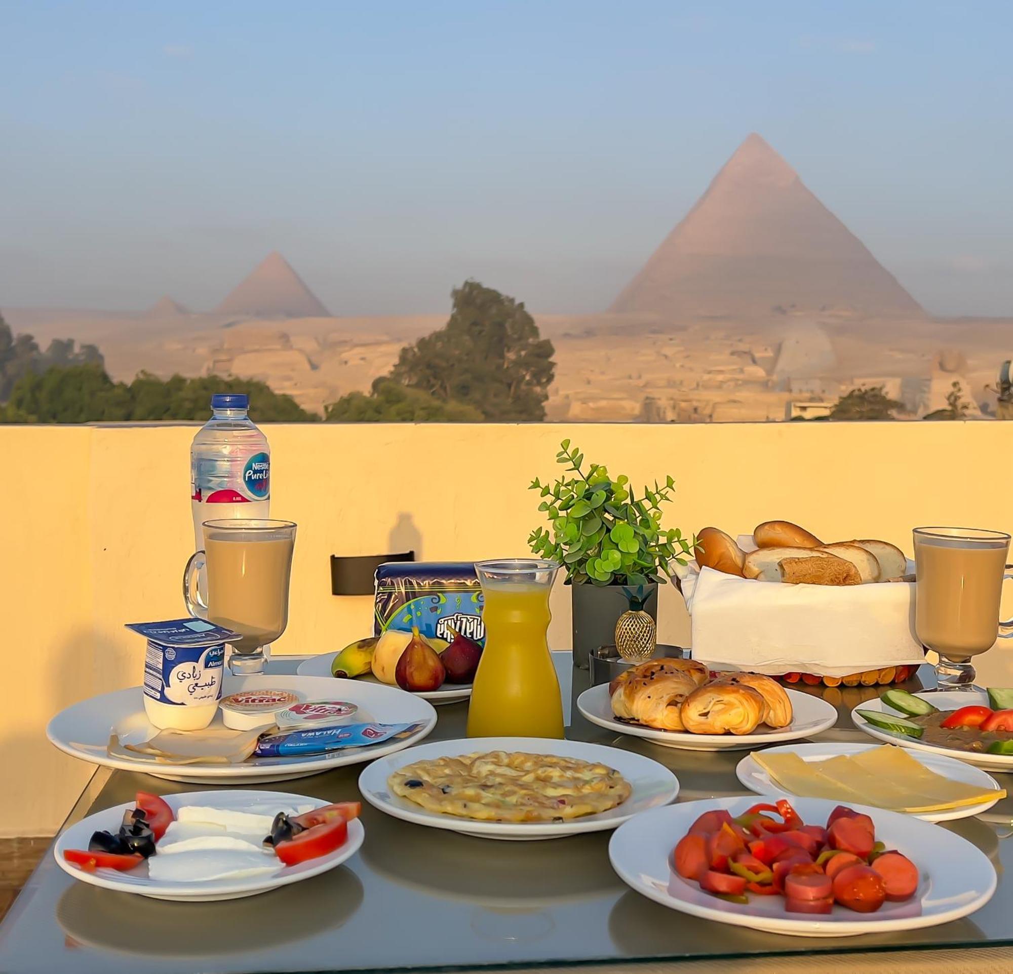 Pyramids Vista Inn Kafrat al Jabal ภายนอก รูปภาพ