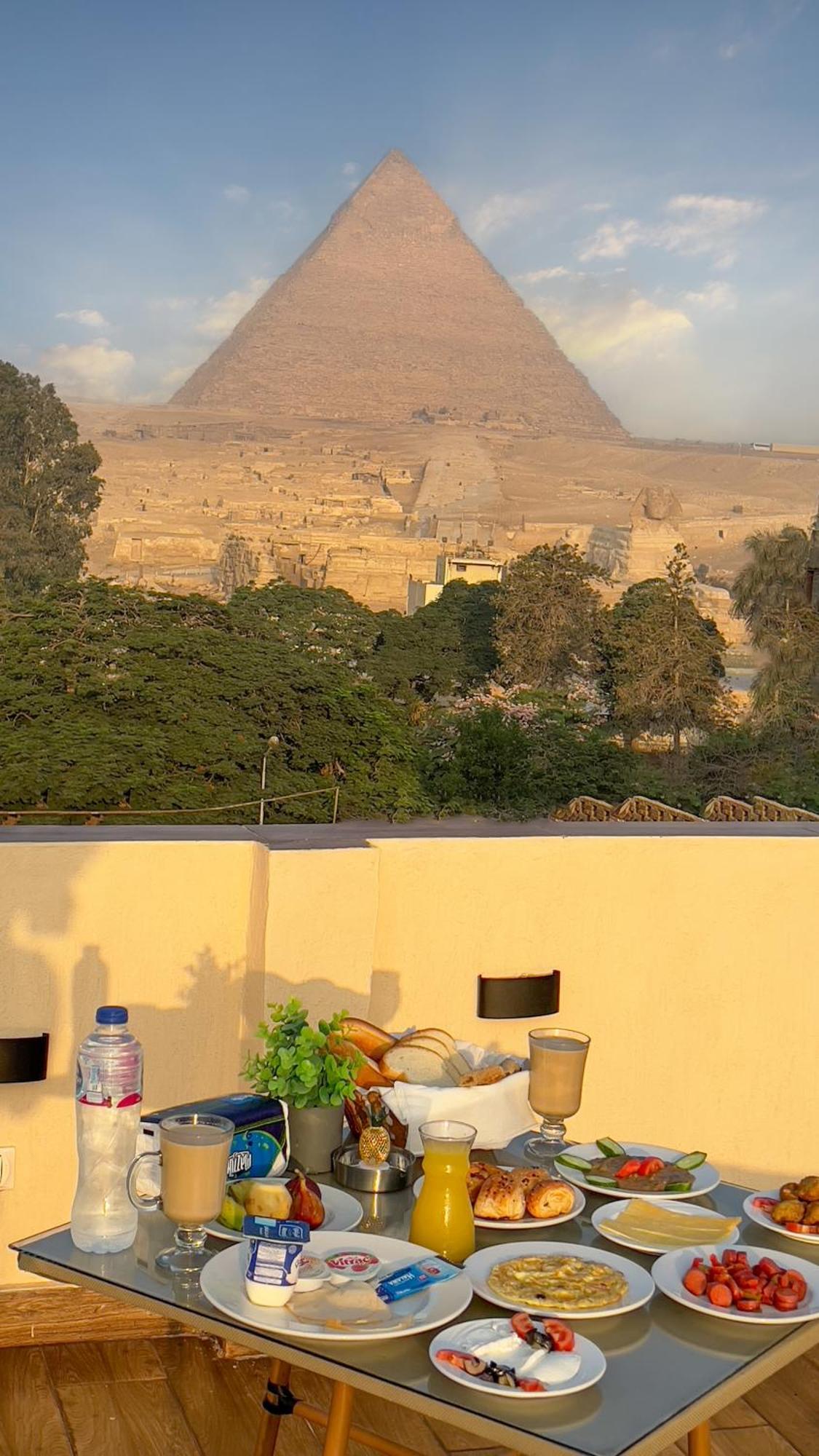 Pyramids Vista Inn Kafrat al Jabal ภายนอก รูปภาพ